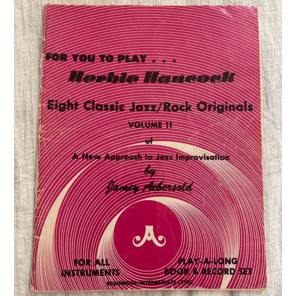 Jamey Aebersold Vol 11 Herbie Hancock Jazz/Rock Originals Play-A-Long Book